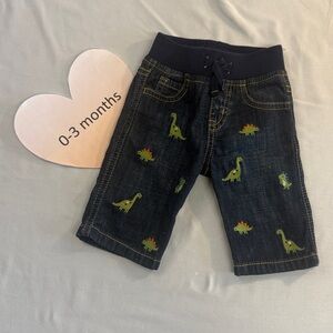 Gymboree - Kids Dinosaur Embroidered Denim Jeans